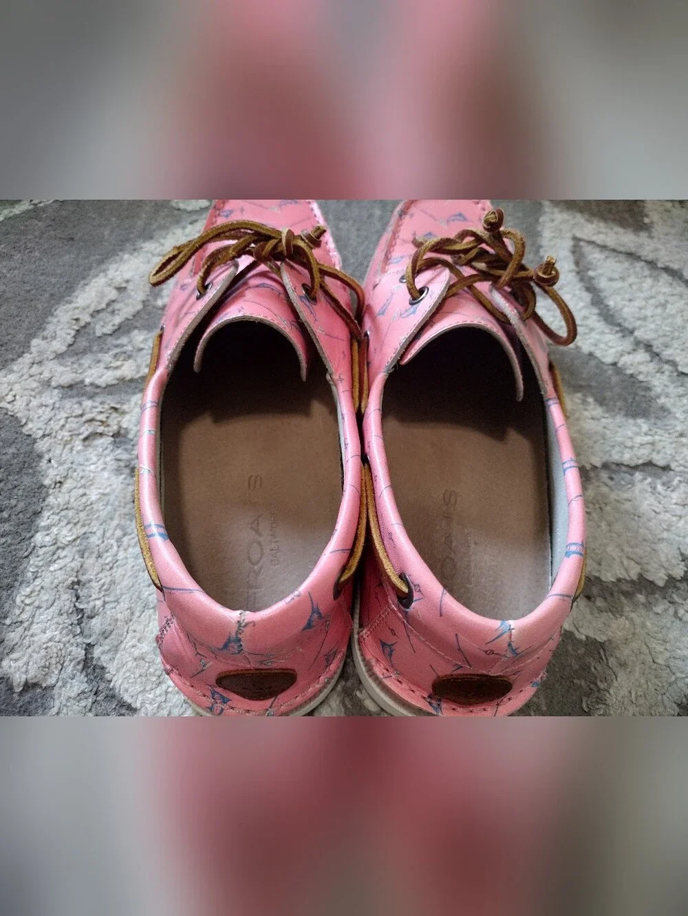 Froats The angler Pink Boat Shoes
